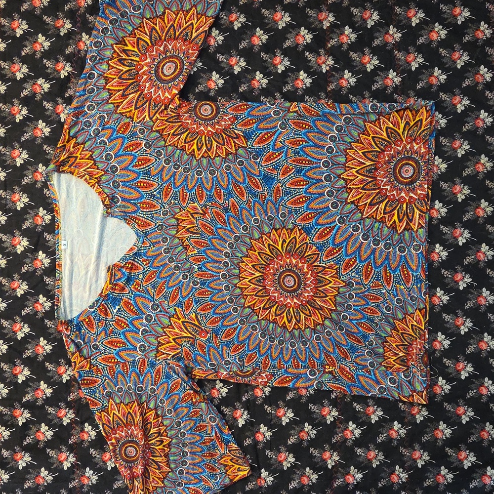 Colorful Patterned Women's Top